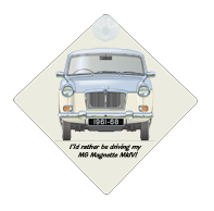 MG Magnette MkIV 1961-68 Car Window Hanging Sign